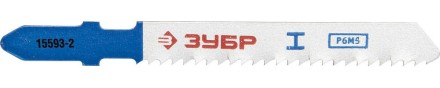 Полотна ЗУБР &quot;ЭКСПЕРТ&quot;, T118B, для эл/лобзика, HSS, по металлу, EU-хвостовик, шаг 2мм, 50мм, 2шт 15593-2_z01 купить в Нефтеюганске