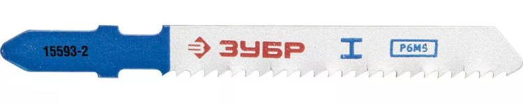Полотна ЗУБР "ЭКСПЕРТ", T118B, для эл/лобзика, HSS, по металлу, EU-хвостовик, шаг 2мм, 50мм, 2шт 15593-2_z01 купить в Нефтеюганске