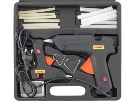 Набор клеевых пистолетов в кейсе 7/11 мм 20/100 Вт 3/8 г./мин. выключатель SPARTA 93038 купить в Нефтеюганске
