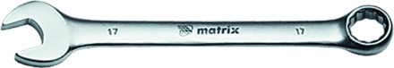 Ключ комбинированный 22 мм CrV матовый хром MATRIX 15118 купить в Нефтеюганске