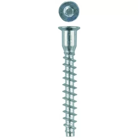 Винт-конфирмат ЗУБР оцинкованный, шестигранный шлиц, 7,0ммх70мм, 1800шт 4-308050-70-070 купить в Нефтеюганске