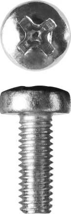 Винт ЗУБР &quot;МАСТЕР&quot; DIN 7985, класс прочности 4.8, оцинкованный, M3x10мм, 5кг 303150-03-010 купить в Нефтеюганске