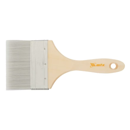 Кисть плоская для лаков &quot;Евро&quot; 4&quot;, искусственная щетина, деревянная ручка Matrix 83090 купить в Нефтеюганске