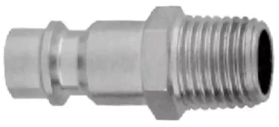 Штуцер быстросъемный для пневматики винт папа 1/4"  GM-02PM  Jonnesway 47938