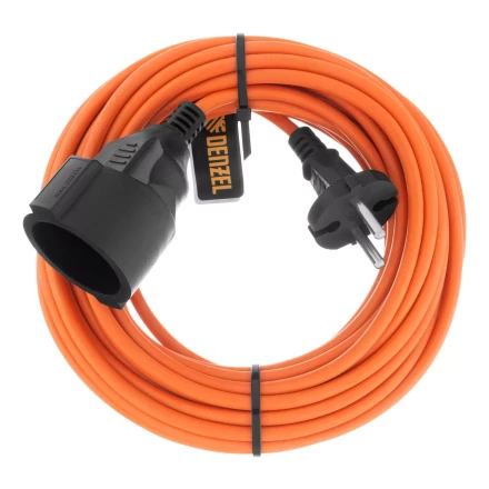 Удлинитель-шнур силовой Denzel Garden Series, б/з, ПВС, 10м, 1 розетка, 2 x 1 мм, 3 м, 37401 купить в Нефтеюганске