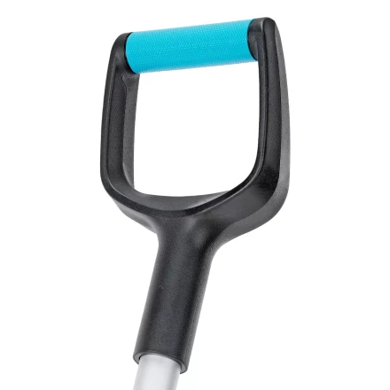 Лопата-скрепер для уборки снега Palisad 61727, полипропилен, 550х340х1450 мм, алюминиевый черенок, ПВХ, LUXE купить в Нефтеюганске