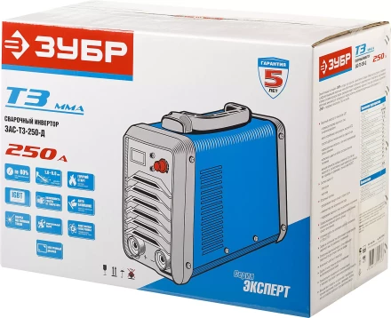 Сварочный инвертор с дисплеем ММА ЗАС-Т3-250-Д серия ПРОФЕССИОНАЛ купить в Нефтеюганске