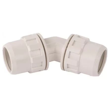 Соединитель ЗУБР &quot;ШиреФит&quot; угловой 45° &quot;штуцер с гайкой - штуцер с гайкой&quot;, 32мм 51491-32 купить в Нефтеюганске