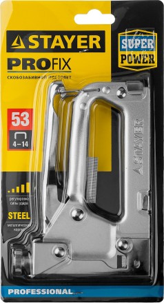 Степлер для скоб &quot;Pro 53&quot; тип 53 (4-14 мм), STAYER Professional 3150_z01 купить в Нефтеюганске