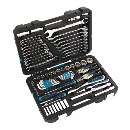 Набор инструментов 78 предметов , 120 зубьев, CrV, 1/4", 1/2" Gross 14148 купить в Нефтеюганске