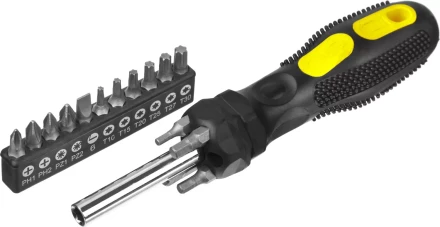 Набор STAYER &quot;MASTER&quot;: Отвертка-битодержатель, биты 25мм 15шт, 16 предметов 2545-H5_z01 купить в Нефтеюганске