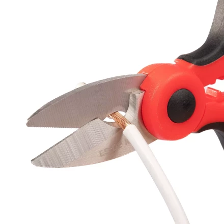 Ножницы электрика универсальные КВТ ES-02 для резки проводов до 6 мм (102358) купить в Нефтеюганске