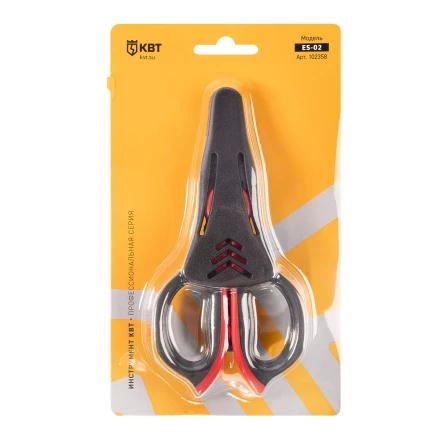 Ножницы электрика универсальные КВТ ES-02 для резки проводов до 6 мм (102358) купить в Нефтеюганске