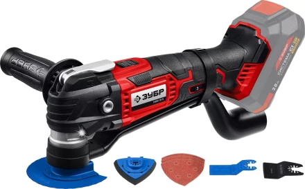 ЗУБР C1-18, 18 В, OQIS, без АКБ, реноватор, набор насадок (МФИ-18 Н) купить в Нефтеюганске