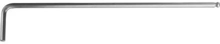 Ключ KRAFTOOL "INDUSTRIE" имбусовый, длинный c шариком, Cr-Mo, хромосатинированное покрытие, HEX 3 27437-3 купить в Нефтеюганске