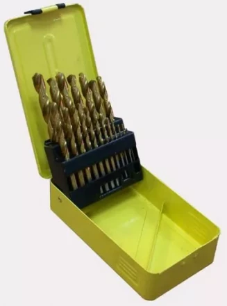Набор сверл д/мет. 19шт 1-10/шаг0,5мм с покрыт.1/25 21220 купить в Нефтеюганске