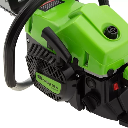 Пила цепная бензиновая БП-4540, 45 см3, шина 40 см, шаг 0.325, паз 1,5 мм, 64 звена Сибртех 95208 купить в Нефтеюганске