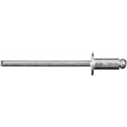 Заклепки ЗУБР алюминиевые, 4,0x16мм, 500шт 31305-40-16