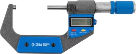 Микрометр ЗУБР &quot;ЭКСПЕРТ&quot; гладкий цифровой, МКЦ 75, диапазон 50-75мм, шаг измерения 0,001мм 34482-75 купить в Нефтеюганске