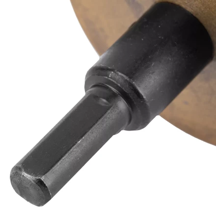 Коронка по металлу HSS, 53 мм, нитридтитановое покрытие Denzel 724117 купить в Нефтеюганске