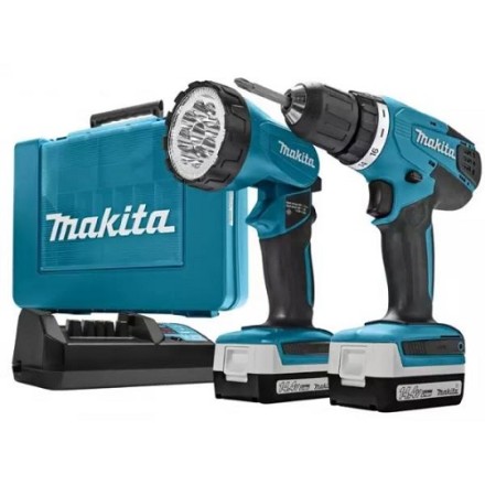 Дрель-шуруповерт аккумуляторная Makita DF347DWLE купить в Нефтеюганске