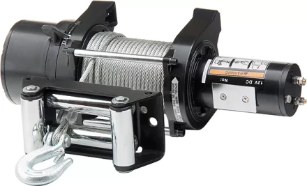 Лебедка автомобильная электрическая 2.2 т 12 В  DENZEL 520405 купить в Нефтеюганске