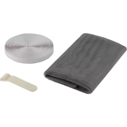 Сетка STAYER &quot;COMFORT&quot; противомоскитная для окна, с крепежной лентой, серая, ПЭТ, 1,1 х 1,3м 12481-11-13 купить в Нефтеюганске