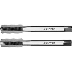 Комплект метчиков STAYER &quot;MASTER&quot;, сталь 9ХС, М10х1,0, 2 шт 28025-10-1.0-H2