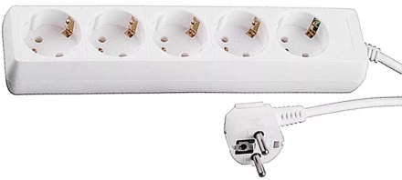 Удлинитель СВЕТОЗАР электрический с заземлением, евро, 5 гнезд, 3м SV-55053-3 купить в Нефтеюганске