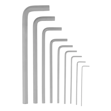 Набор ключей имбусовых, HEX, 1,5-10 мм, CrV, 9 шт., удлиненные Сибртех 123687 купить в Нефтеюганске