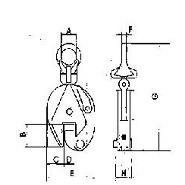 Захват для вертикального подъема листового металла тип DSQA-2.0 LB купить в Нефтеюганске