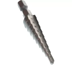 Сверло ступенчатое HSS с прямым желобком, 4-12x65, 1/4" (Makita D-40082)