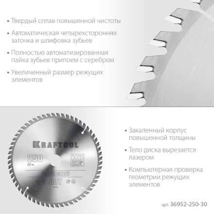 Диск пильный PRECISION, повышенный ресурс 36952-250-30 купить в Нефтеюганске
