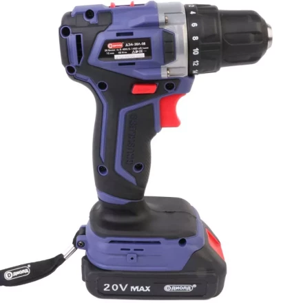 Аккумуляторная дрель-шуруповерт Диолд ДЭА-20Л-08 купить в Нефтеюганске