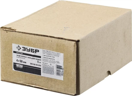 Гвозди ершеные с конической головкой чертеж № 7811-7459 коробка 5 кг серия МАСТЕР купить в Нефтеюганске