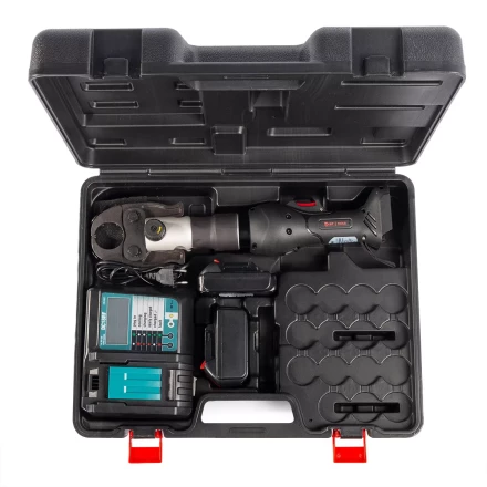 Пресс гидравлический аккумуляторный КВТ ПГРА-СО-32 для монтажа фитингов на трубы PEX, медные и из нержавеющей стали (89617) купить в Нефтеюганске