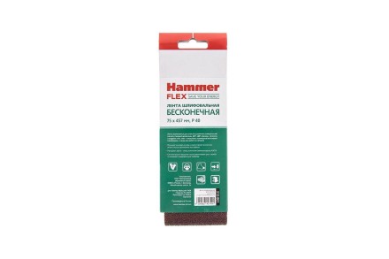 Лента шлиф. бесконечная HAMMER 75х457мм P40 купить в Нефтеюганске
