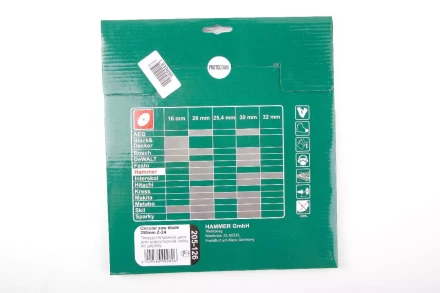 Диск пильный твердосплавный HAMMER Ф250х30мм 24зуб. купить в Нефтеюганске