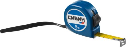 Рулетка СИБИН, пластиковый корпус, 5м/19мм 34020-05-19 купить в Нефтеюганске