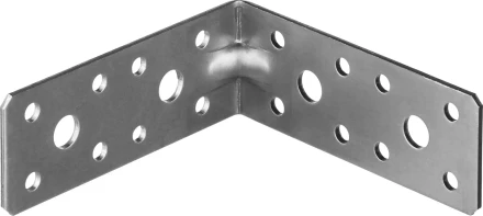 ЗУБР УКУ-2.0, 35 x 90 x 90 x 2 мм, цинк, усиленный крепежный уголок (310116-35-090) купить в Нефтеюганске