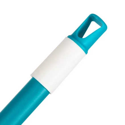 Щетка пластмассовая для чистки ковров, 27 cм, c черенком, 120 см, бирюзовая щетина, Home Palisad 935505 купить в Нефтеюганске