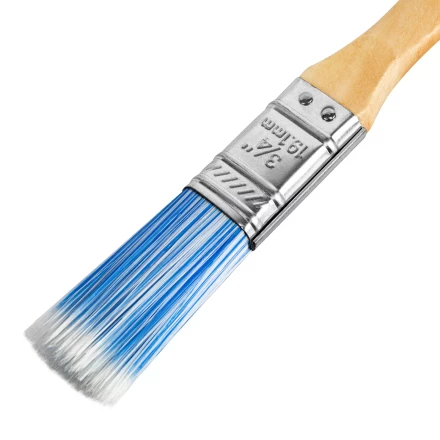 Кисть плоская &quot;Евро&quot; 3/4&quot;, искусственная щетина, деревянная ручка MTX 83068 купить в Нефтеюганске