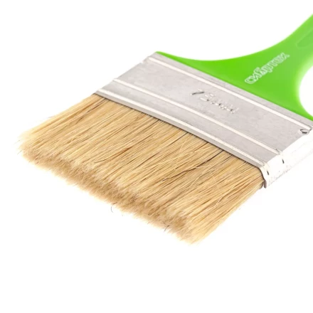 Кисть флейцевая &quot;Евро&quot;, 75 x 8, натуральная щетина, пластиковая ручка Сибртех 83303 купить в Нефтеюганске