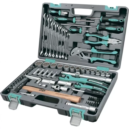 Набор инструментов 76 предметов 12 гранные головки STELS 14116 купить в Нефтеюганске