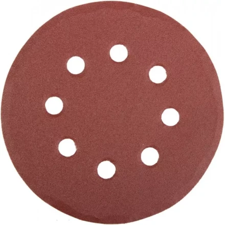 Круг шлифовальный универсальный STAYER &quot;MASTER&quot; из абразивной бумаги на велкро основе, 8 отверстий, Р180, 125мм, 5шт 35452-125-180 купить в Нефтеюганске