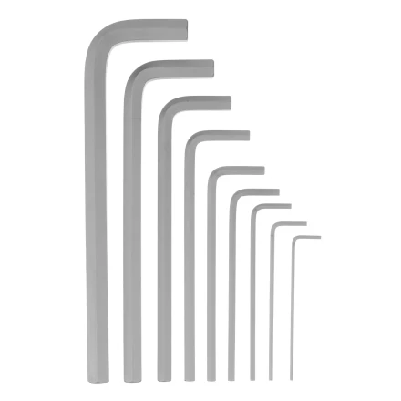 Набор ключей имбусовых, HEX, 2-12 мм, CrV, 9 шт., удлиненные Сибртех 123697 купить в Нефтеюганске