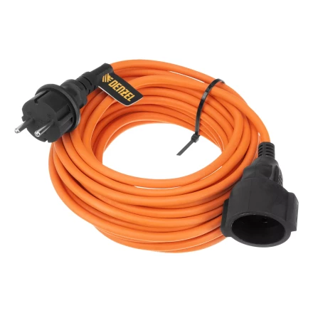 Удлинитель-шнур силовой Denzel Garden Series, б/з, ПВС, 10м, 1 розетка, 2 x 1,5 мм, 3 м 37403 купить в Нефтеюганске