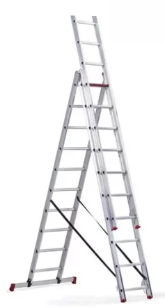 Лестница 3-х секционная алюминиевая 3*10 1013307 купить в Нефтеюганске