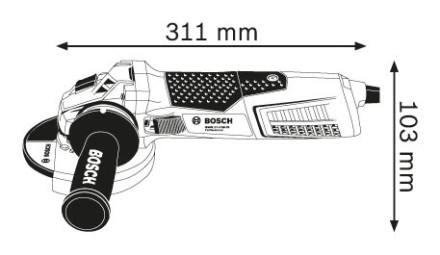 Шлифмашина BOSCH УШМ GWS 19 - 125 СI купить в Нефтеюганске