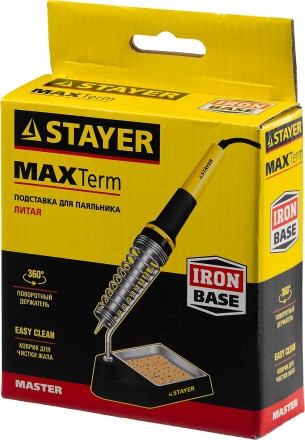 Подставка для паяльников STAYER &quot;MASTER&quot;, литая 55319 купить в Нефтеюганске
